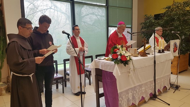 Uoči Cvjetnice biskup predvodio svetu misu u Domu za starije i nemoćne u Varaždinu